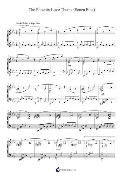 The Phoenix Love Theme (Senza Fine) Sheet Music by Gino Paoli-Arr.Janecher Duh