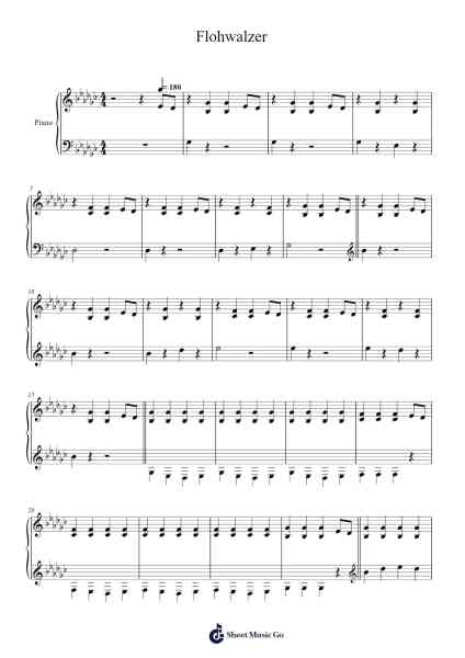Flea Waltz Notas de música por Bronney-Arr.Dukim