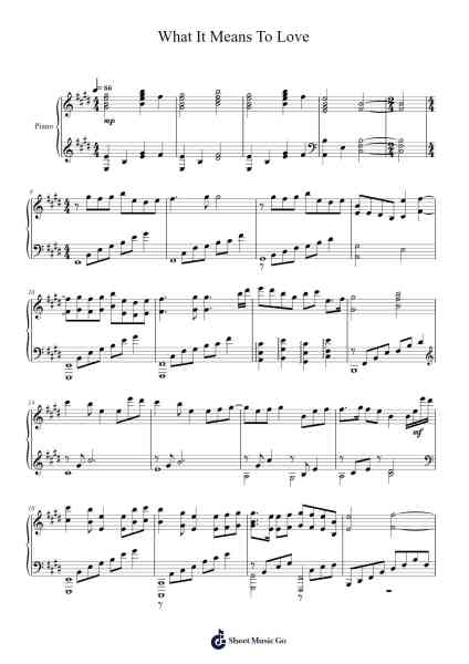What It Means To Love - Violet Evergarden Sheet Music by Evan Call-Arr.Phylpeg Bradning