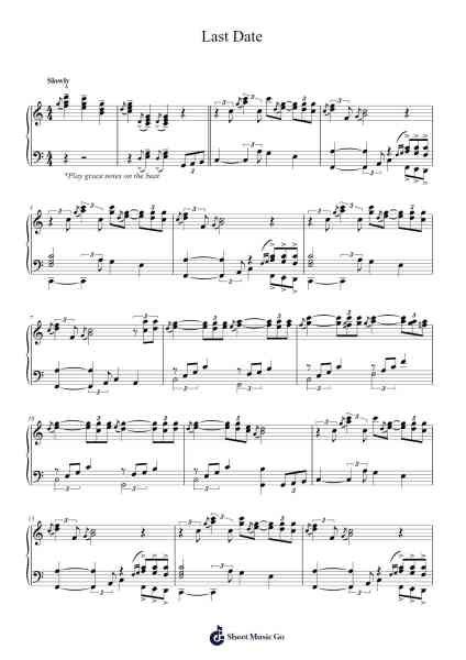 Last Date Musica per pianoforte di Floyd Cramer - Arr.Besquinn