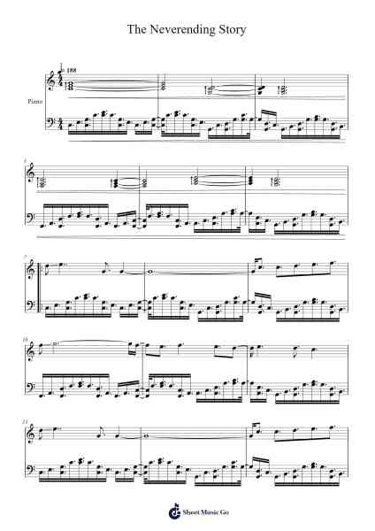 The Neverending Story Notenblatt von Giorgio Moroder/Klaus Doldinger-Arr.Sukin