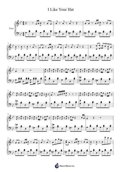 I Like Your Hat (Cyanide and Happiness Theme) Sheet Music by undefined-Arr.Kelins Woothe