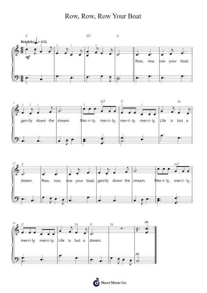 Row, Row, Row Your Boat Sheet Music by Traditional-Arr.Tice Charsweet