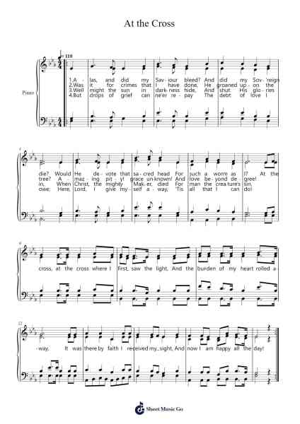 At the Cross Sheet Music by Isaac Watts-Arr.Tessice Irvan