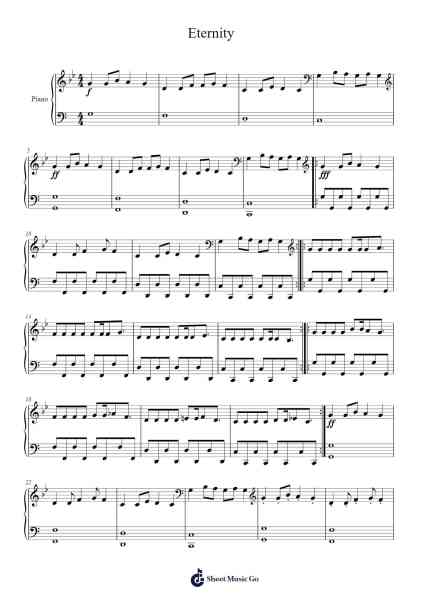Eternity Sheet Music by undefined-Arr.Hawat