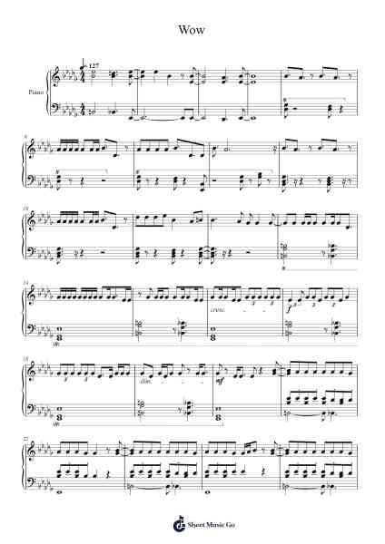 Wow Sheet Music by Stray Kids-Arr.Colbard Ramsdick