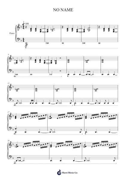 NO NAME Sheet Music by Pumens Faulkgrant-Arr.Ciscer Georyale
