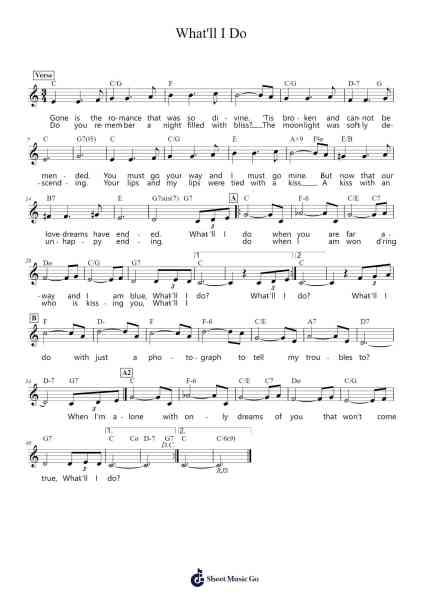 What'll I Do Sheet Music by Irving Berlin-Arr.Stator