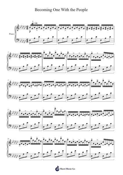 Becoming One With the People Sheet Music by James Horner-Arr.Hores