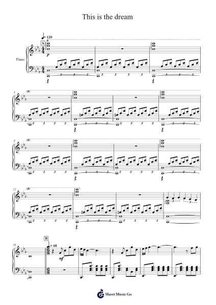This is the dream, beyond belief Sheet Music by 鷺巣詩郎-Arr.Kirkckle Clarkckle
