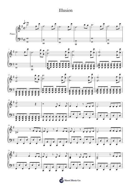 Illusion Sheet Music by VNV Nation-Arr.Oisenrob Clyger