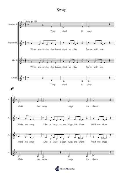 Sway Nuty na fortepian przez Michael Bublé-Arr.Keyjean Leighmuel
