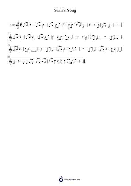 Saria's Song Sheet Music by undefined-Arr.Bartblack Jobky