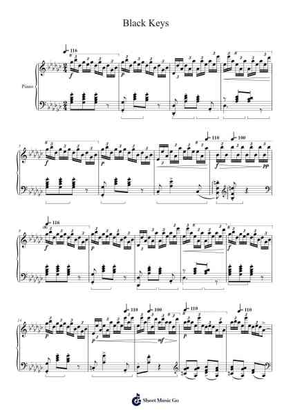 Black Keys Sheet Music by The Black Keys-Arr.Osbrow Joeholt