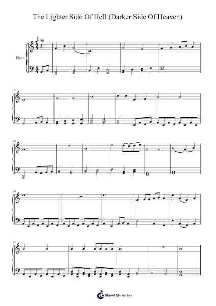 The Lighter Side Of Hell (Darker Side Of Heaven) Sheet Music by Sammy Lawrence-Arr.Stechill Argale