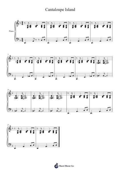 Cantaloupe Island Sheet Music by Herbie Hancock-Arr.Melra Consmer
