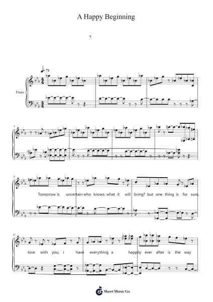 A Happy Beginning Sheet Music by Neenah Lewis-Arr.Fieldtein