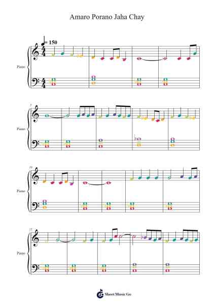 Amaro Porano Jaha Chay Sheet Music by Rabindranath Tagore-Arr.Manlynch