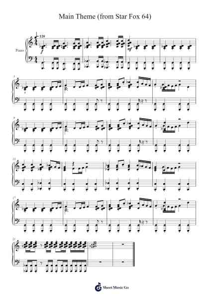 Main Theme (from Star Fox 64) Sheet Music by Koji Kondo-Arr.Billel Samry