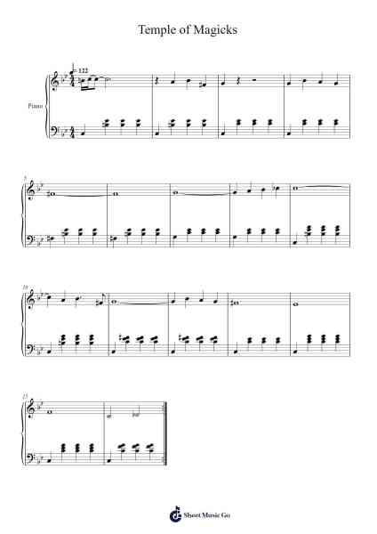 Temple of Magicks Sheet Music by Jonah Senzel-Arr.Boyceke Tourscis