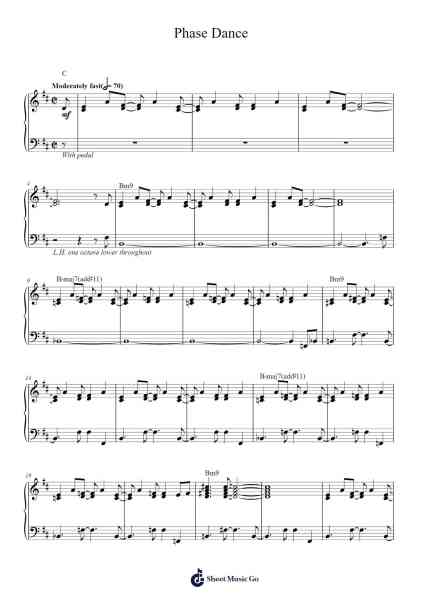 Phase Dance Sheet Music by Lyle Mays/Pat Metheny-Arr.Stilkim