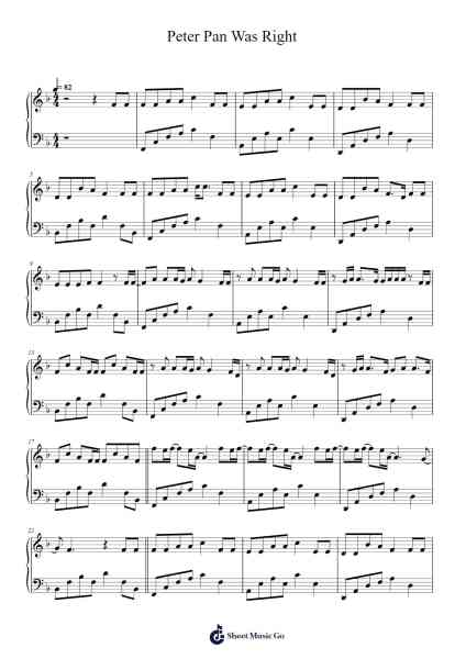 Peter Pan Was Right Sheet Music by Anson Seabra-Arr.Joedrich