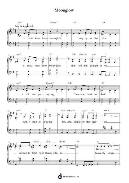 Moonglow Sheet Music by Duke Ellington-Arr.Gailgale