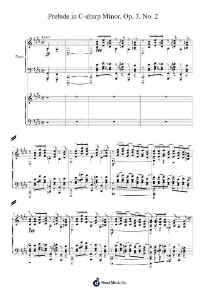 Prelude in C-sharp Minor, Op. 3, No. 2 Sheet Music by Sergei Rachmaninoff-Arr.Jonqy Keyreed