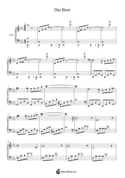Das Boot Sheet Music by Klaus Doldinger-Arr.Huttbins
