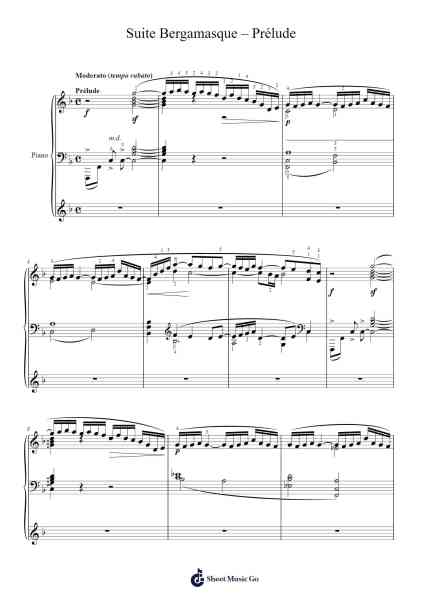 Suite Bergamasque: I. Prélude Sheet Music by Claude Debussy-Arr.Bellper Cowcolm