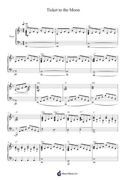 Ticket to the Moon Sheet Music by Electric Light Orchestra-Arr.Gilphia