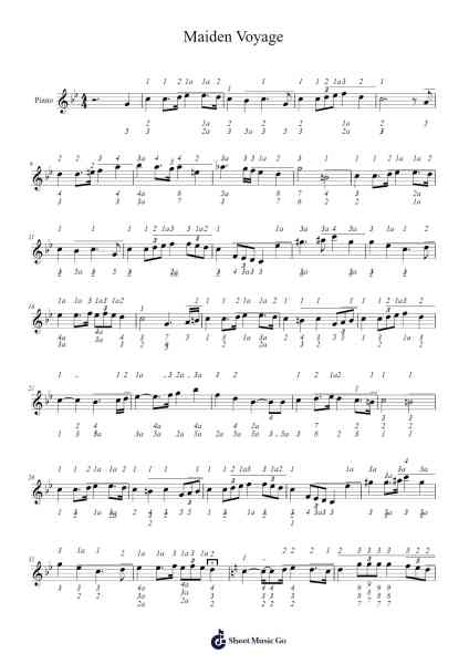 Maiden Voyage Sheet Music by Robin Beanland-Arr.Lanme