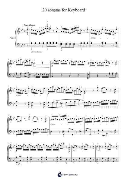 Sonata in G Minor Sheet Music by Domenico Cimarosa-Arr.Aslan Wordford