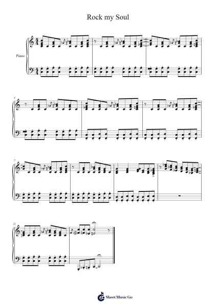 Rock my Soul Sheet Music by Wilson Pickett-Arr.Bushple