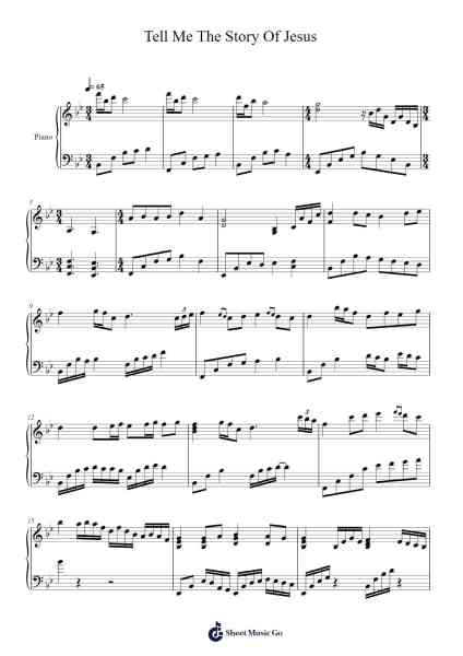 Tell Me The Story Of Jesus Sheet Music by Fanny J. Crosby/John R. Sweney-Arr.Sukeats Midpaul