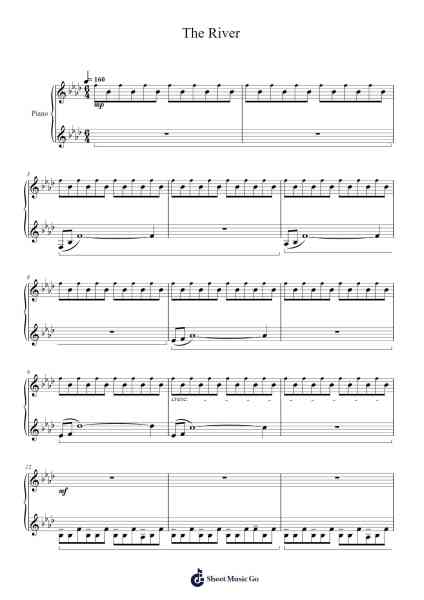 The River Sheet Music by Andrew Prahlow-Arr.Haleale Quildy