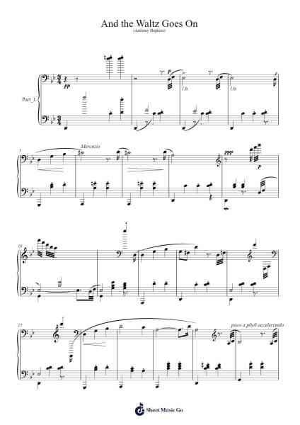 And the Waltz Goes On Sheet Music by Anthony Hopkins-Arr.Eglice