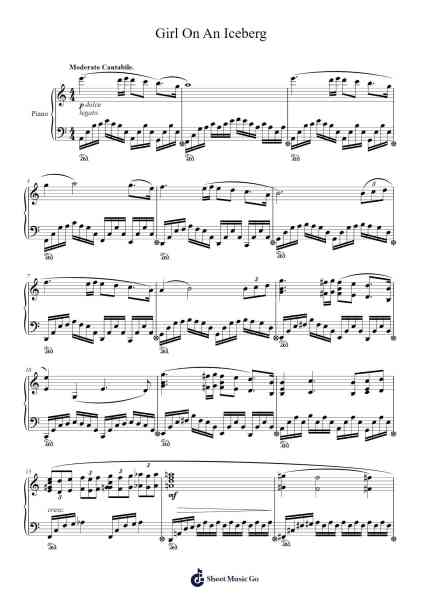 Girl On An Iceberg Sheet Music by Nico Cartosio-Arr.Brewsriah Lesrald