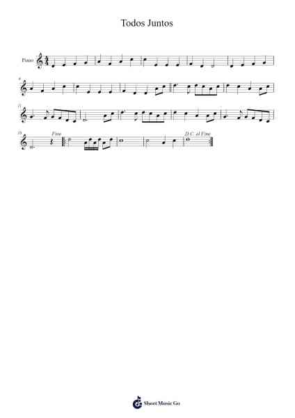 Todos Juntos Sheet Music by Los Jaivas-Arr.Zaharte Whlith