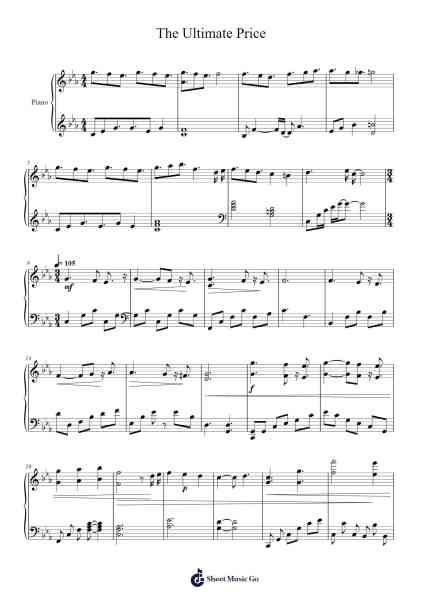 The Ultimate Price Sheet Music by Evan Call-Arr.Derion