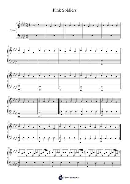 Pink Soldiers Sheet Music by Jung Jaeil-Arr.Louhal
