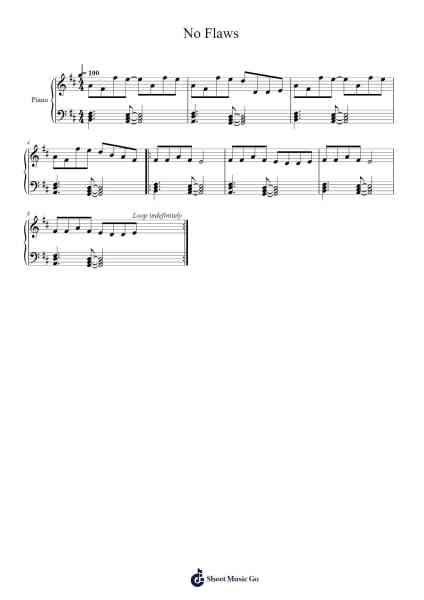 No Flaws Sheet Music by King Von-Arr.Faulkvan