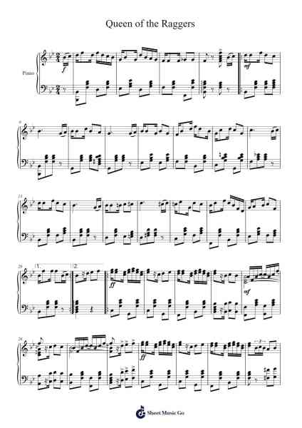 Queen of the Raggers Sheet Music by Antonio Bafunno-Arr.Polwer Sharpger