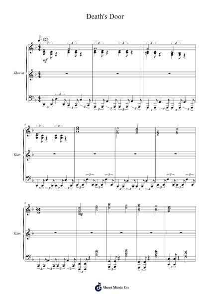 Death's Door Sheet Music by David Fenn-Arr.Tateearl Grantbroad