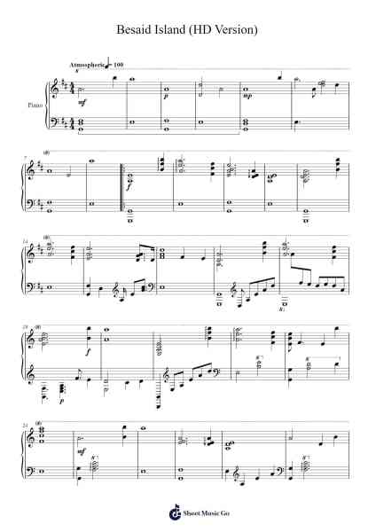 Besaid Island (HD Version) Sheet Music by Masashi Hamauzu-Arr.Galsnick Theothew