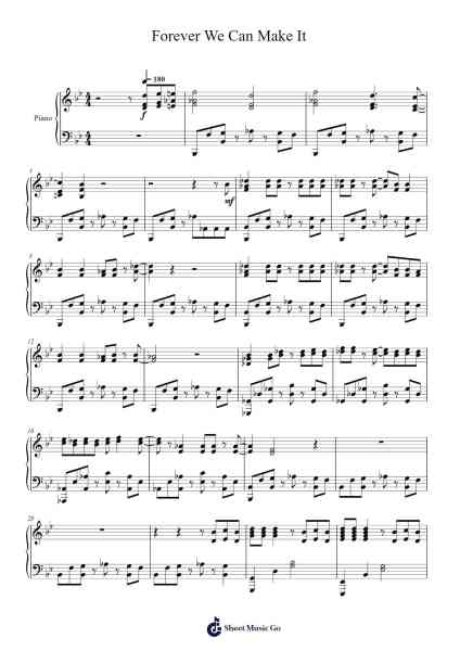 Forever We Can Make It Sheet Music by Thyme-Arr.Manwright Diloyd