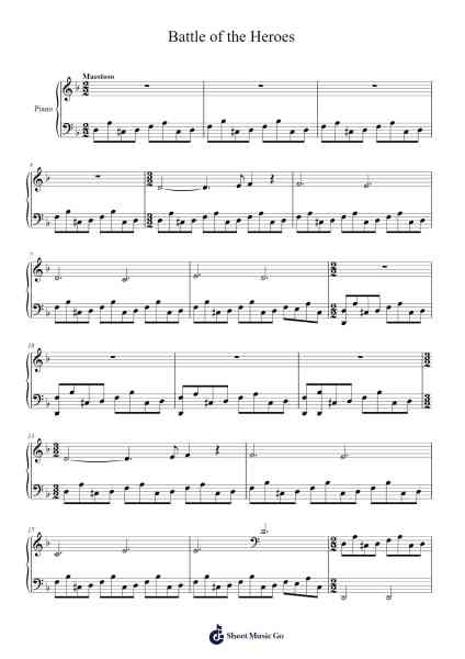 Battle of the Heroes Sheet Music by John Williams-Arr.Gisbey Gregbins