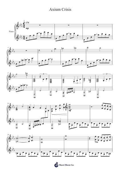 Axium Crisis Sheet Music by ak+q-Arr.Yvonmand
