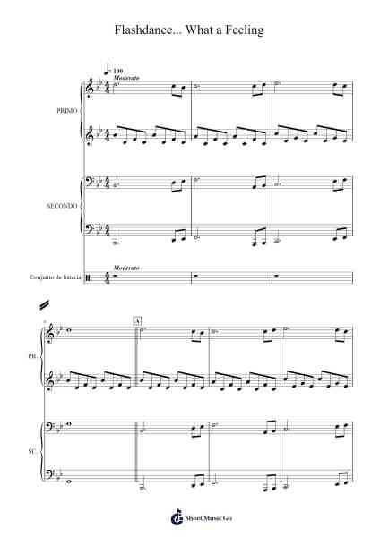 Flashdance... What a Feeling Sheet Music by Giorgio Moroder-Arr.Pulip