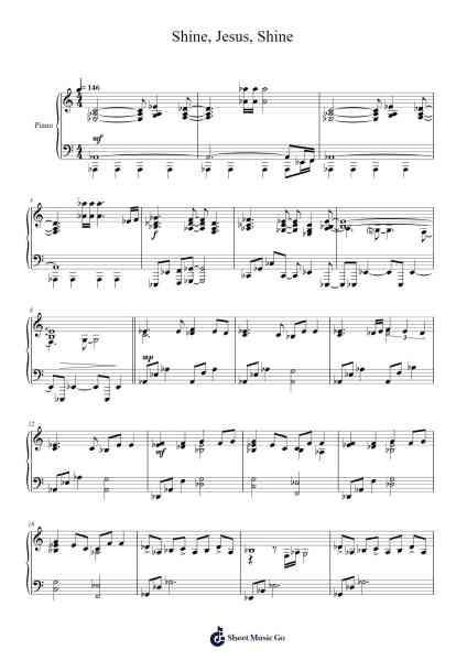 Shine, Jesus, Shine Sheet Music by Graham Kendrick-Arr.Belllas Priestsopp